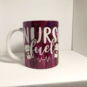 Hand Made Nurse Fuel Funny Coffee Mug - Dishwasher Safe-12 oz